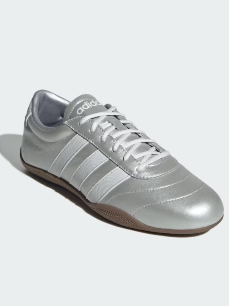 Adidas Silver Metallic Grand Court Lo Shoes